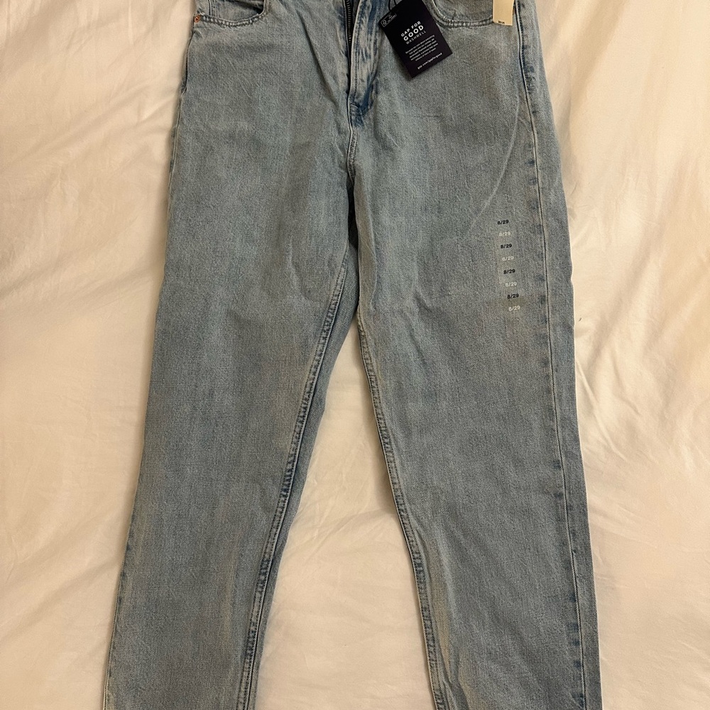 GAP Denim Mom Jeans in Light Blue